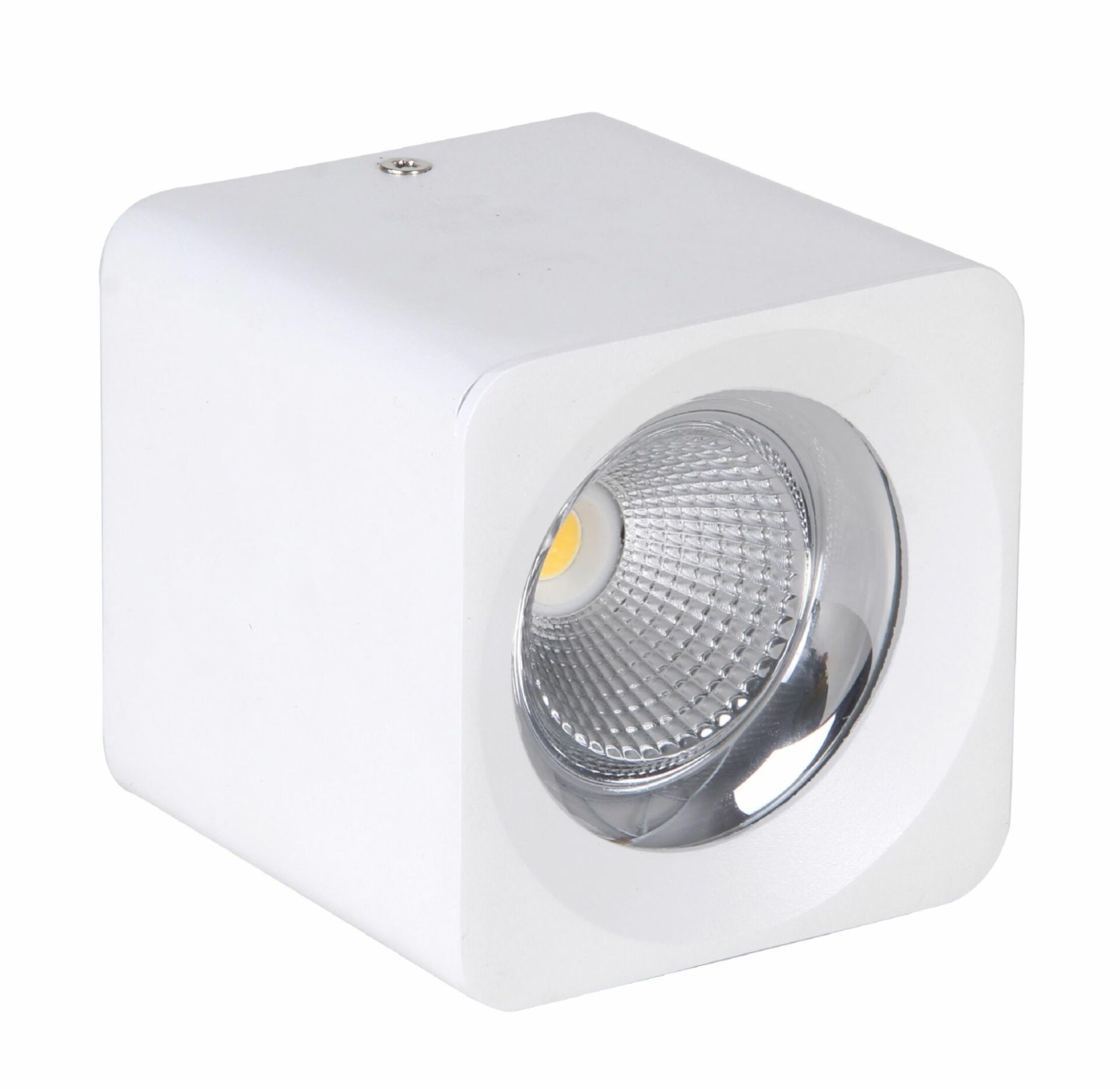 Centúry Stropné Svietidlo Led Qube Bielé 112x112x123mm 15W/230VAC 4000K 1350L