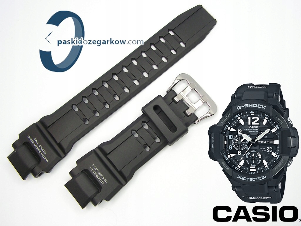 Pásek Casio G-Shock GA-1100 GA-1000 GA-1100-1A černý originální