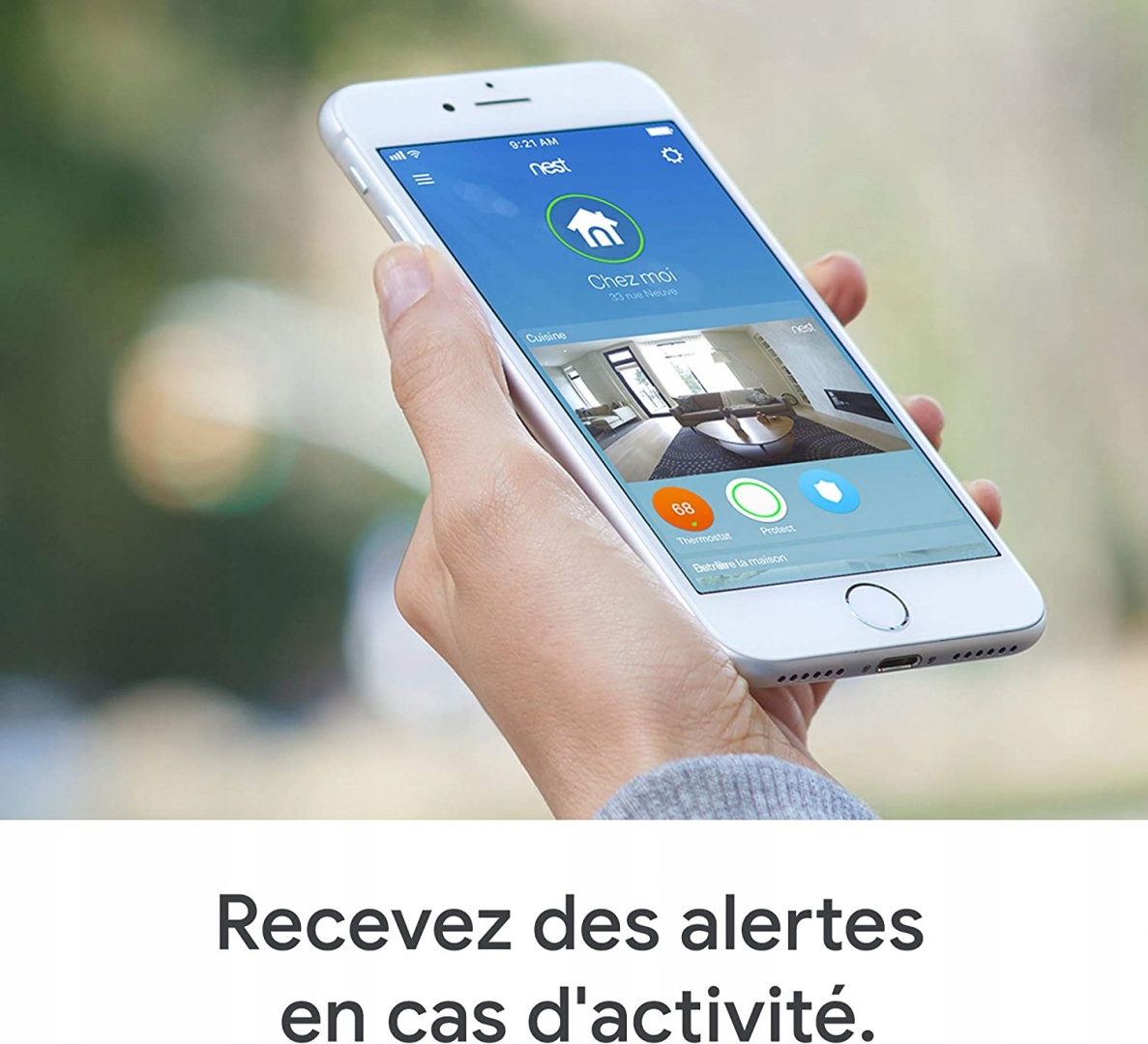 Kamera bezprzewodowa Google Nest NC2100FD Szerokość produktu 7.2 cm