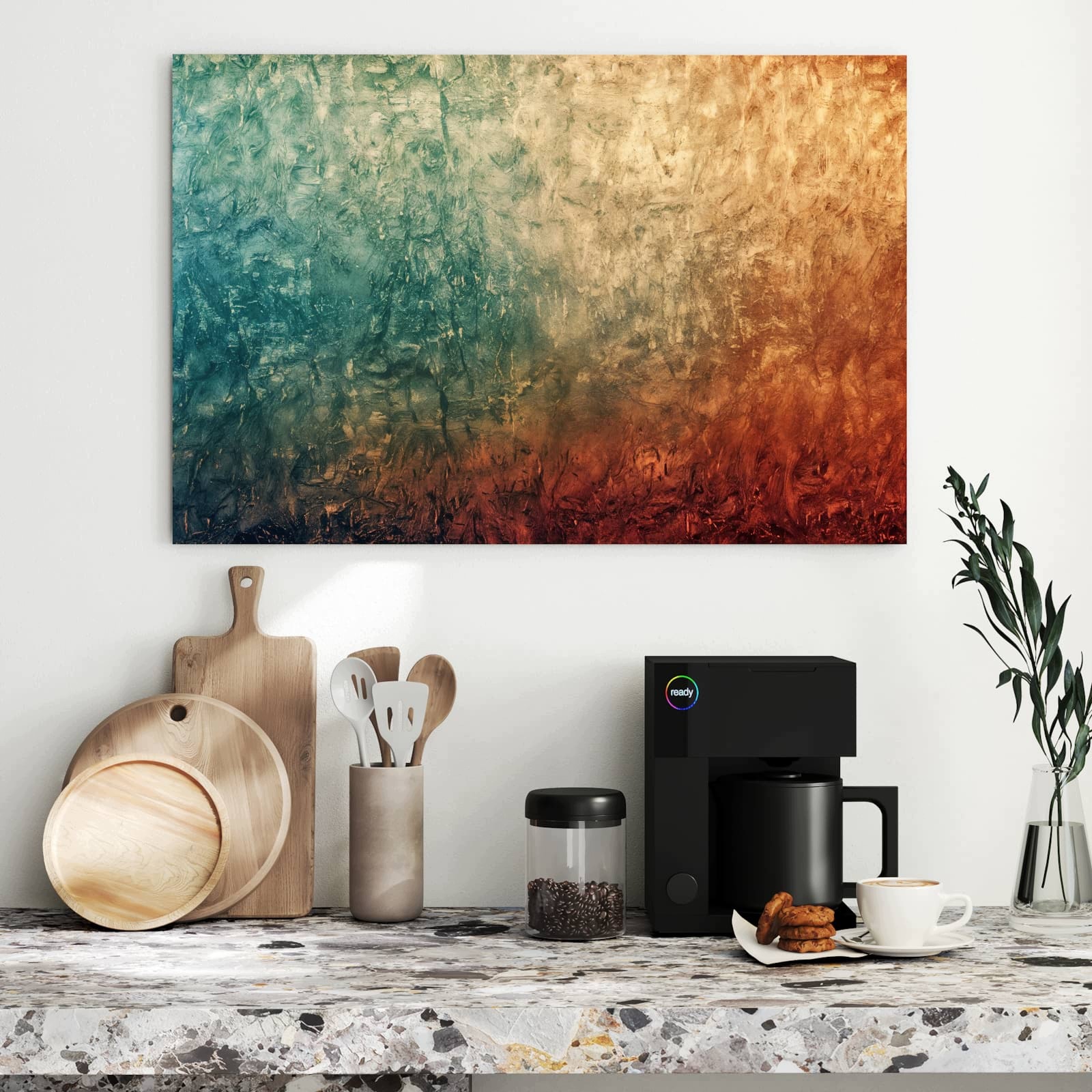 Magnetická tabule Strukturální Barva 90 × 60 cm