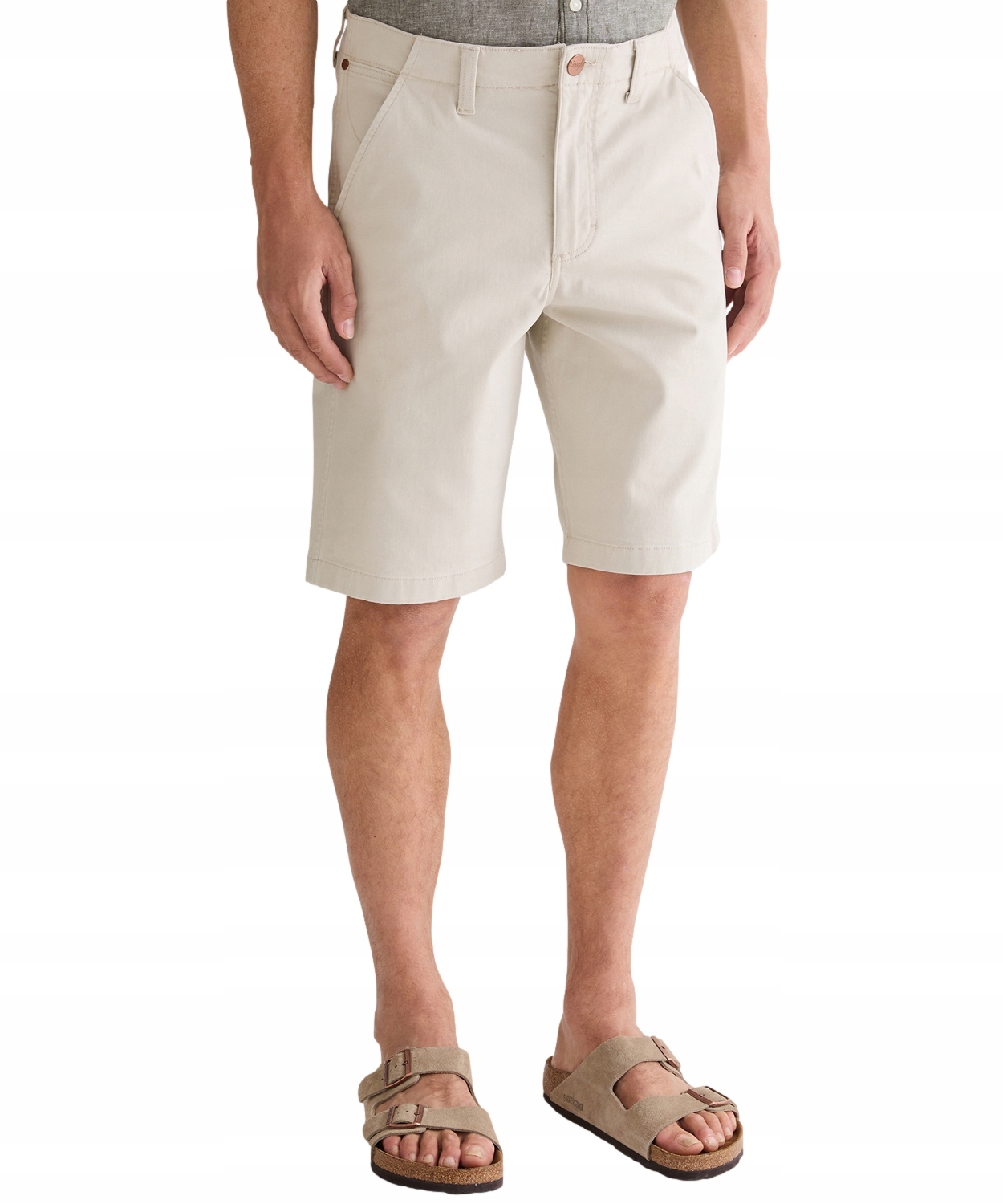 Kraťasy Wrangler Chino Short 112377834 Pelican W 33