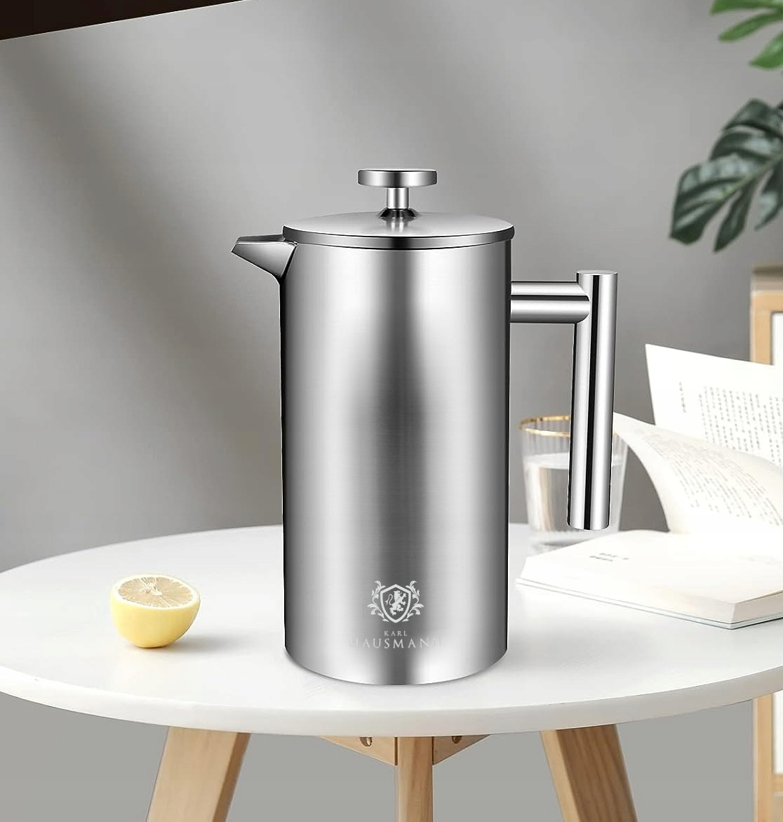 ZAPARZACZ DZBANEK DO PARZENIA KAWY HERBATY ZIÓŁ STALOWY 1L FRENCH PRESS Kod producenta 5905155014382