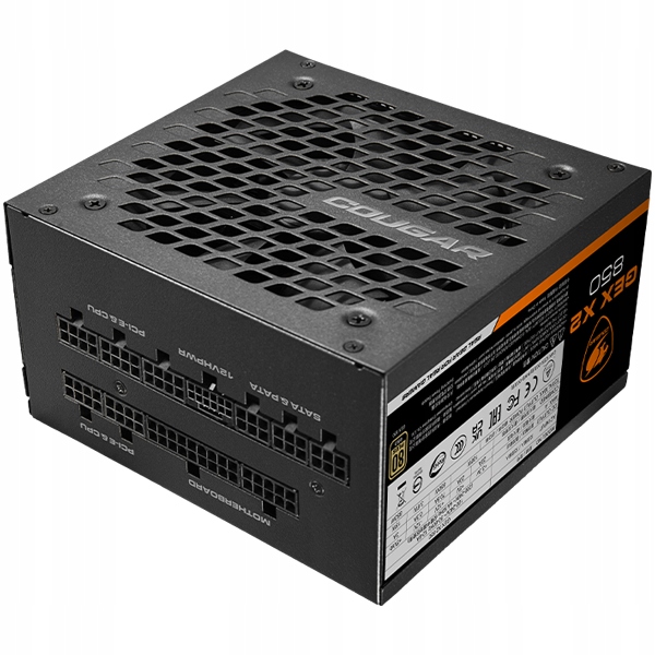 COUGAR Zasilacz GEXX2 1000, 80 Plus Gold, 1000W, Konstrukcja modułowa — 6