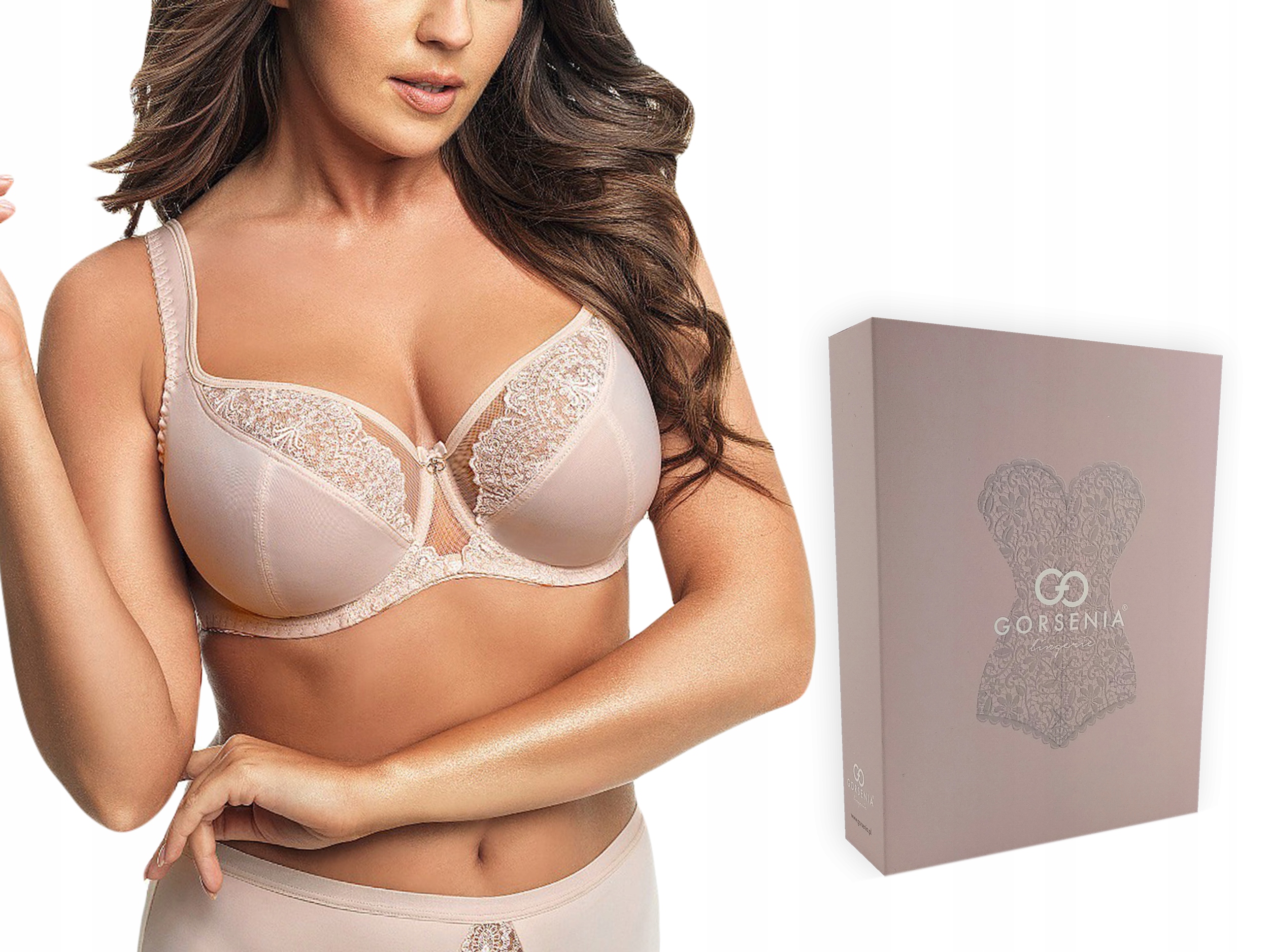

Biustonsz soft Gorsenia K628 Milano, Beżowy, 80H