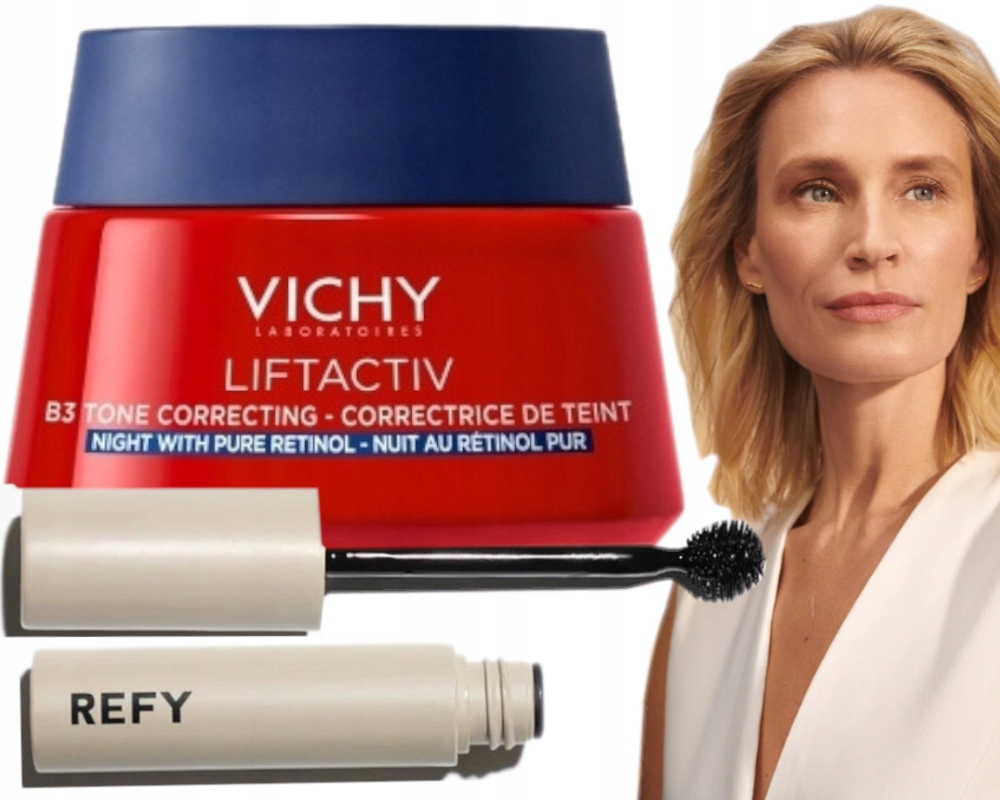 Najlepszy Zestaw Dla Kobiety Vichy 50 ml krem z retinolem +żel Do Brwi 8ml