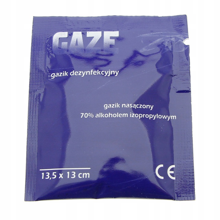 

Gazik Dezynfekcyjny Do Skóry Z Alkoholem 135x130mm