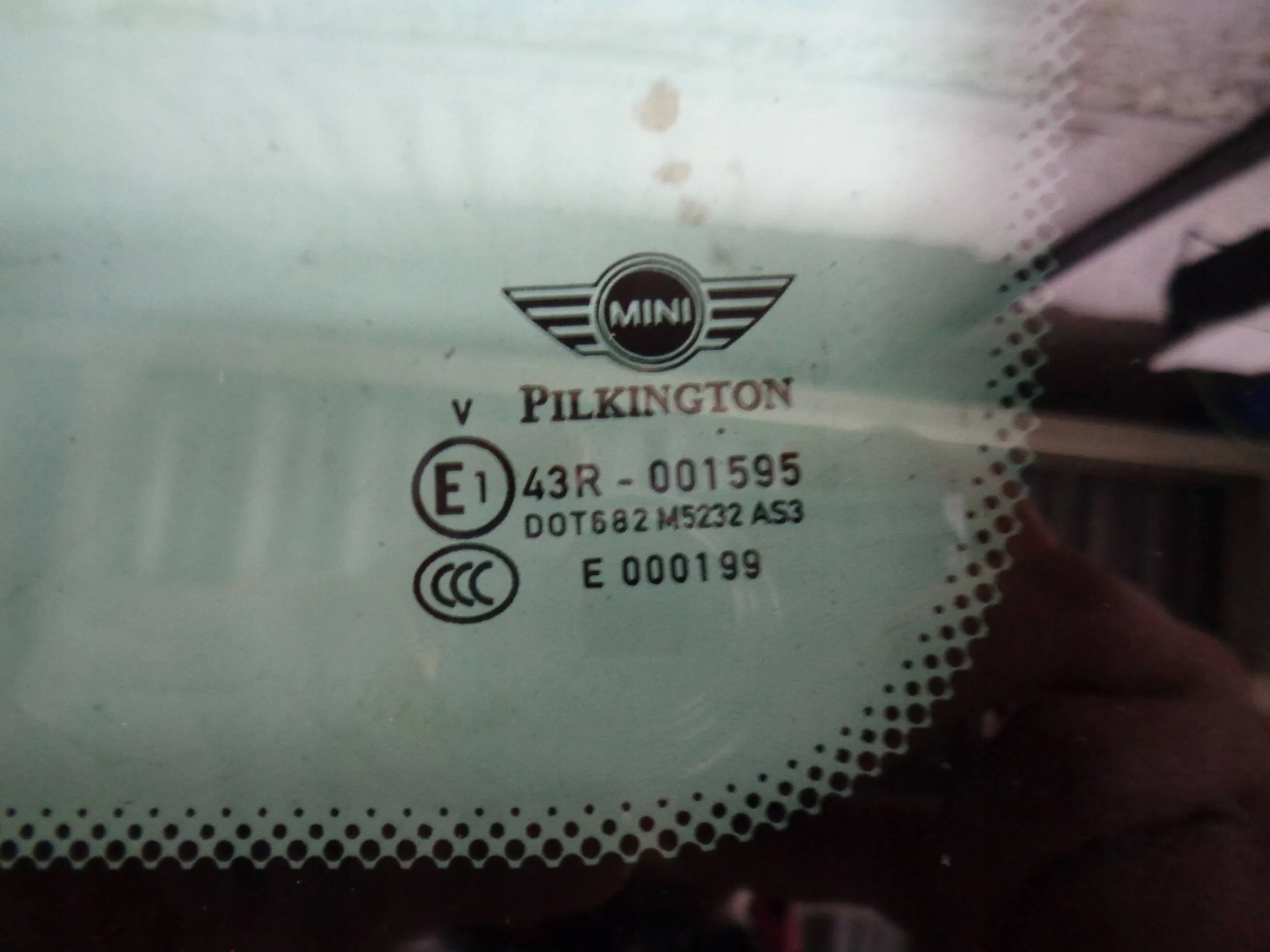 MINI COUNTRYMAN R60 window right rear part