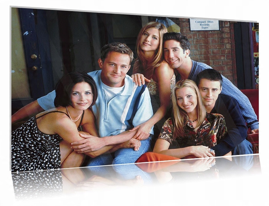 

Obraz szklany na szkle Friends 02 30x20