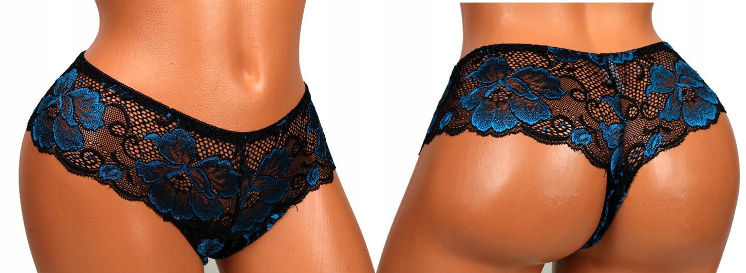 8x MAJTKI DAMSKIE FIGI KORONKOWE S Fason Stringi