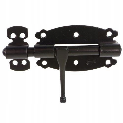

Zasuwka stalowa Czarna Matowa Rygiel 118mm