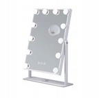 Hansong zrkadlo na líčenie 12 Led 41x30 cm, zväčšenie, režimy osvetlenia