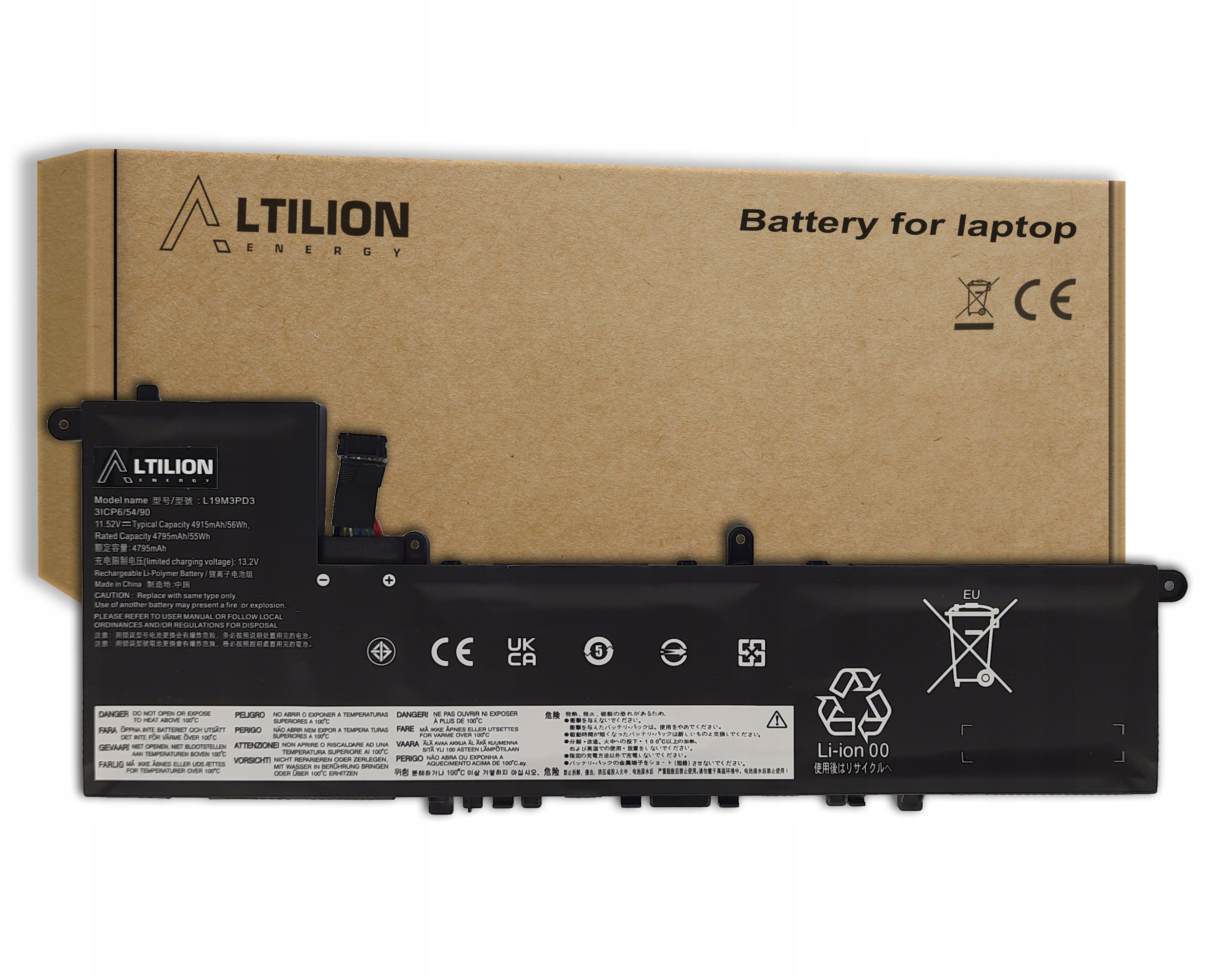 Baterie Altilion Energy L19M3PD3 kompatibilní s Lenovo