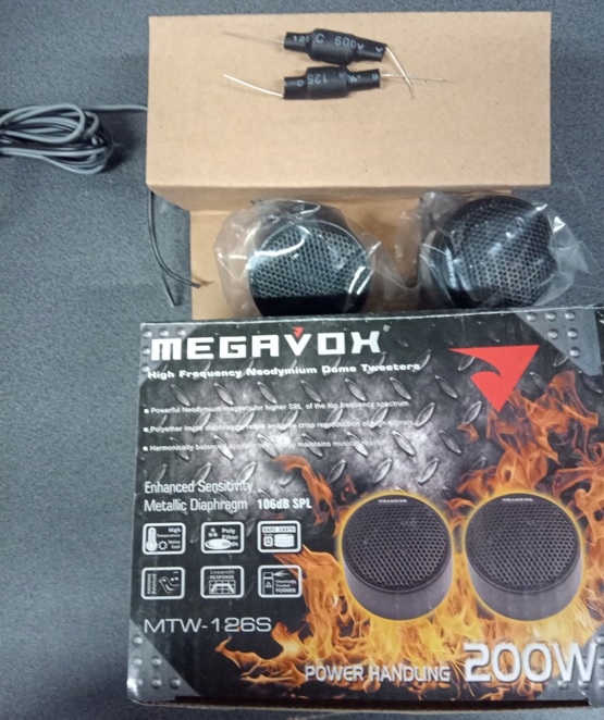 GŁOŚNIKI SAMOCH.WYSOKOT.MEGAVOX MTW-126S 65W 4ohm Kod producenta MTW126S