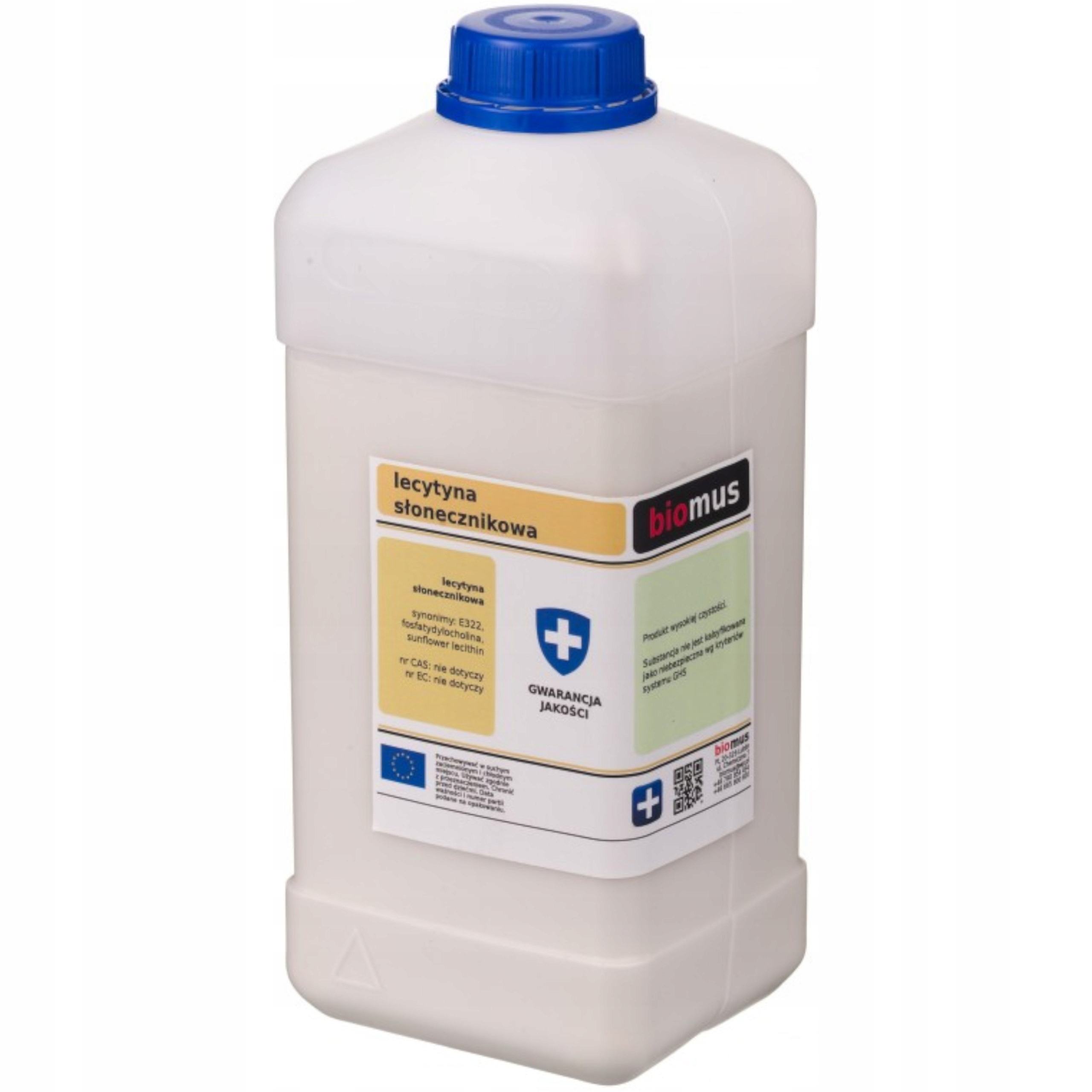 

Lecytyna słonecznikowa 1kg Biomus Czysta Bez Gmo