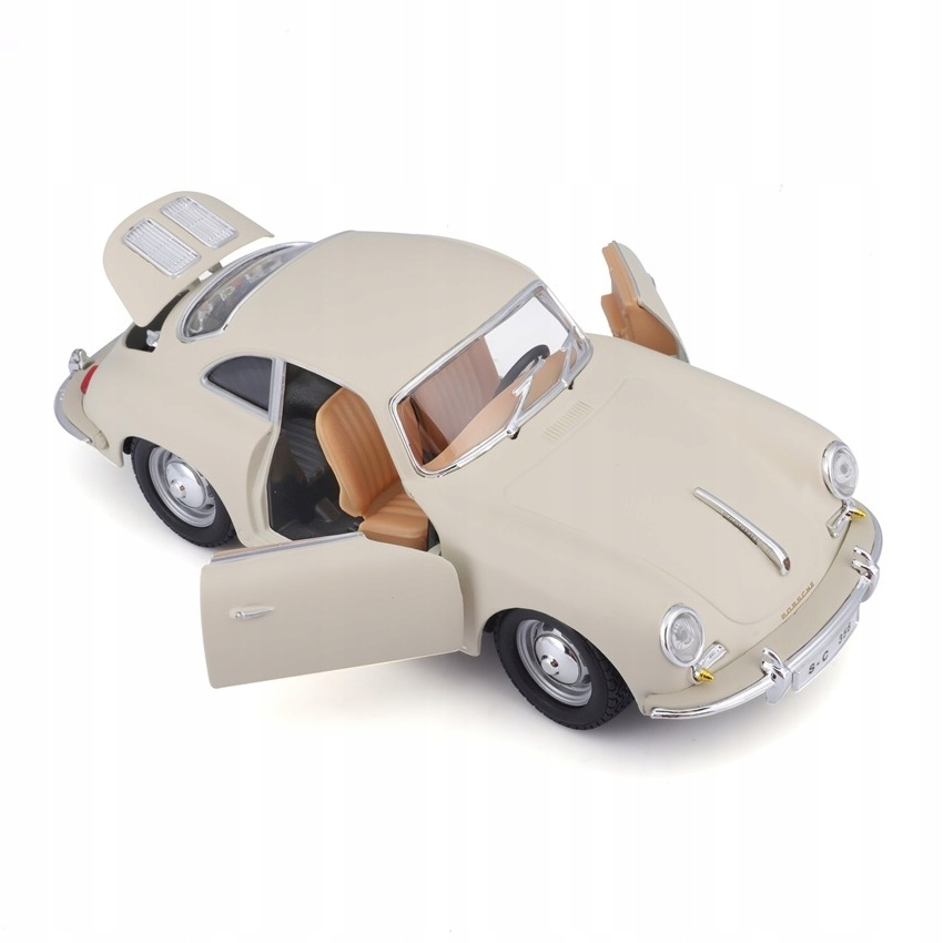 Porsche 356b Coupe 1:24 model Bburago 18-22079 Efekty brak