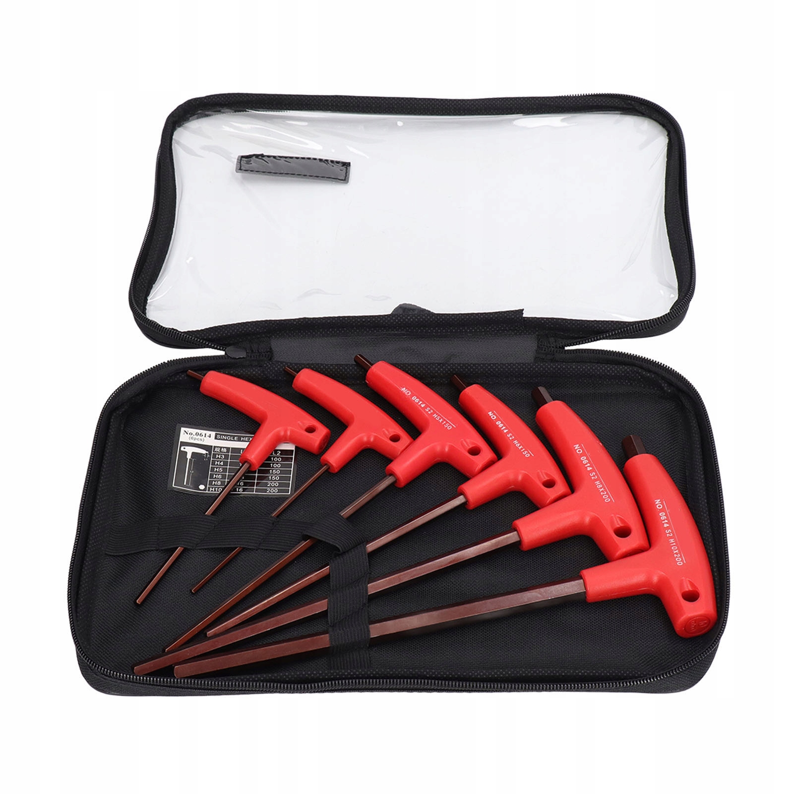 KLUCZE IMBUSOWE IMBUSY ZESTAW 6EL SZEŚCIOKĄTNE Liczba elementów zestawy