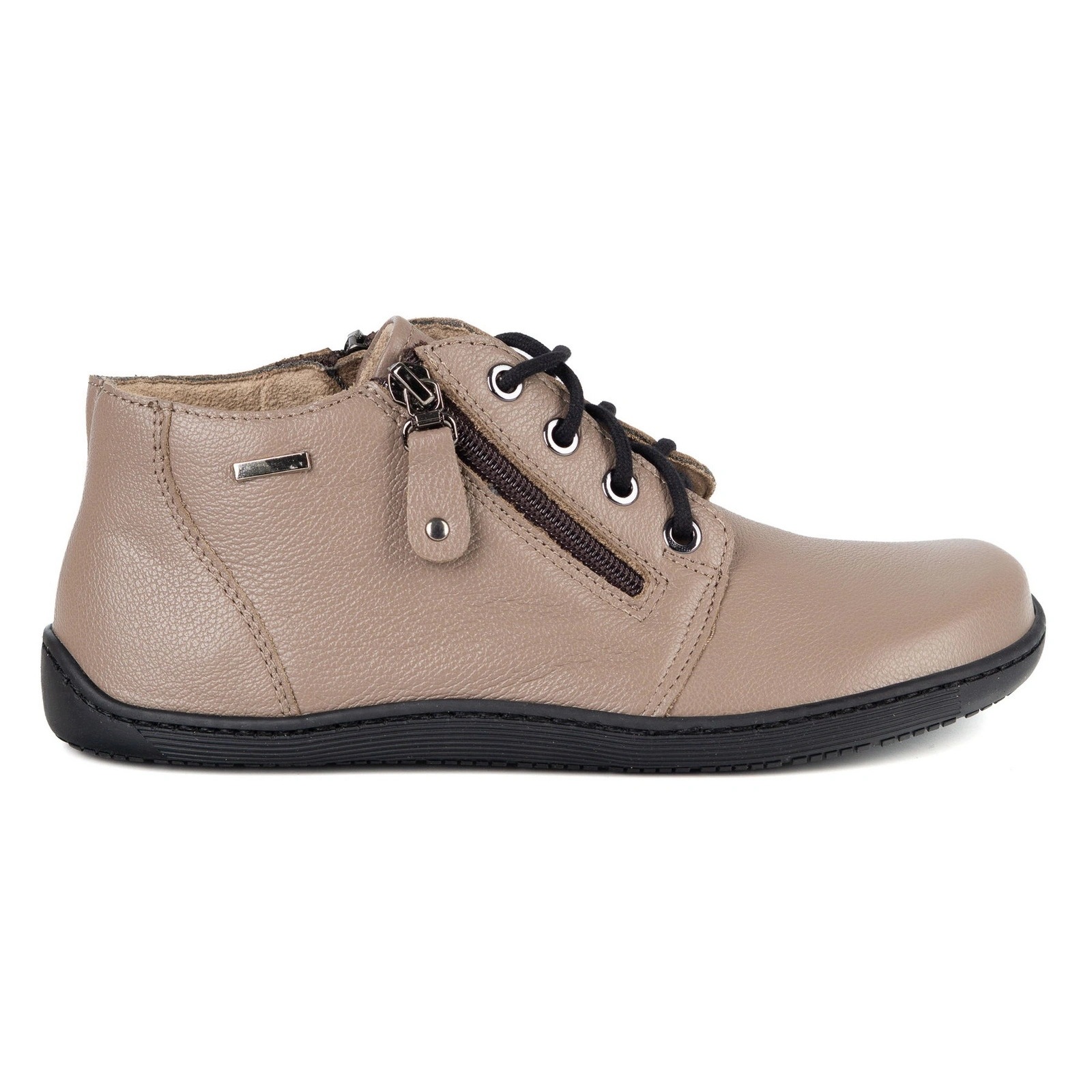 Dámské barefoot kožené boty nad kotník Olivier Rina 1348 béžové 40