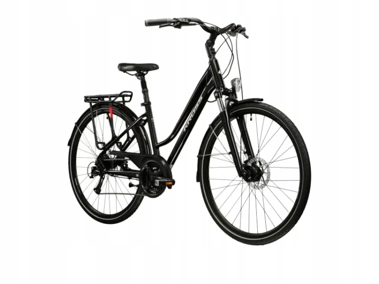 Rower Damski Kross Trans 4.0 Koło 28" Rama L Czarny/srebrny Połysk