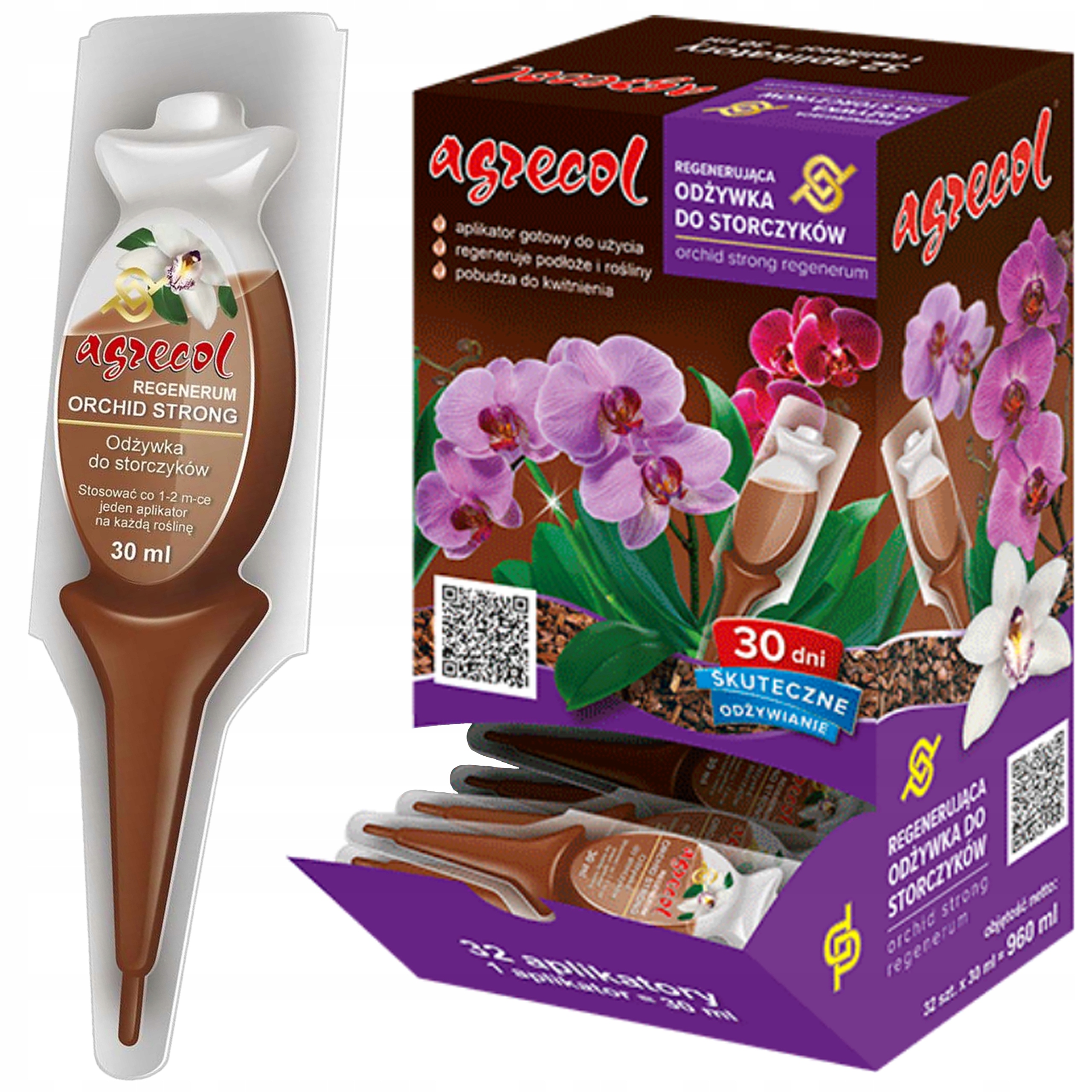 Kapátko Regenerační kondicionér na orchideje Orchid Strong Agrecol 32x30 ml