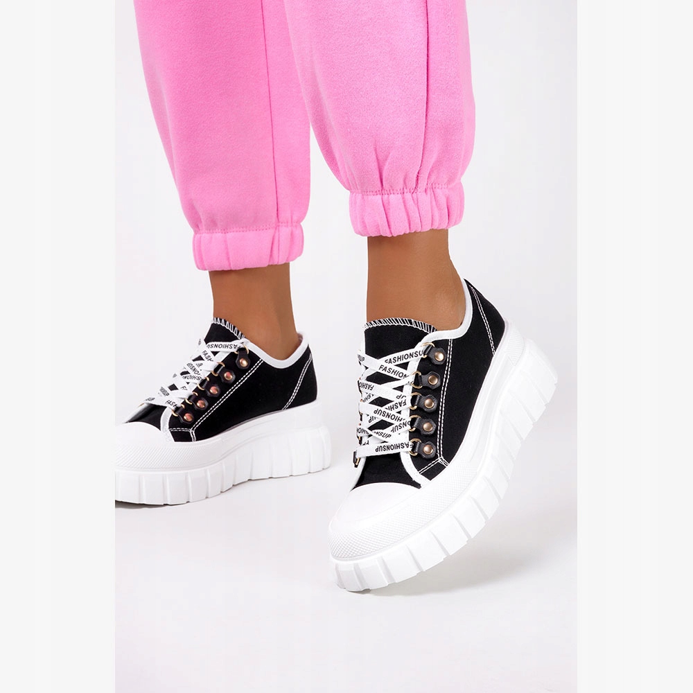 CREEPERSY NA PLATFORMIE BUTY SPORTOWE TRAMPKI r 38 Płeć kobieta