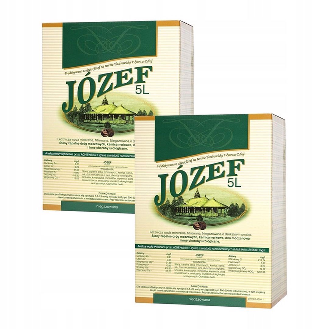 Léčivá minerální voda Josef 5 l x 2 kusů