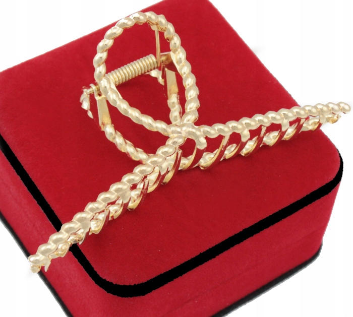 

Klamra Do Włosów Złota Metalowa Duża 11 CM