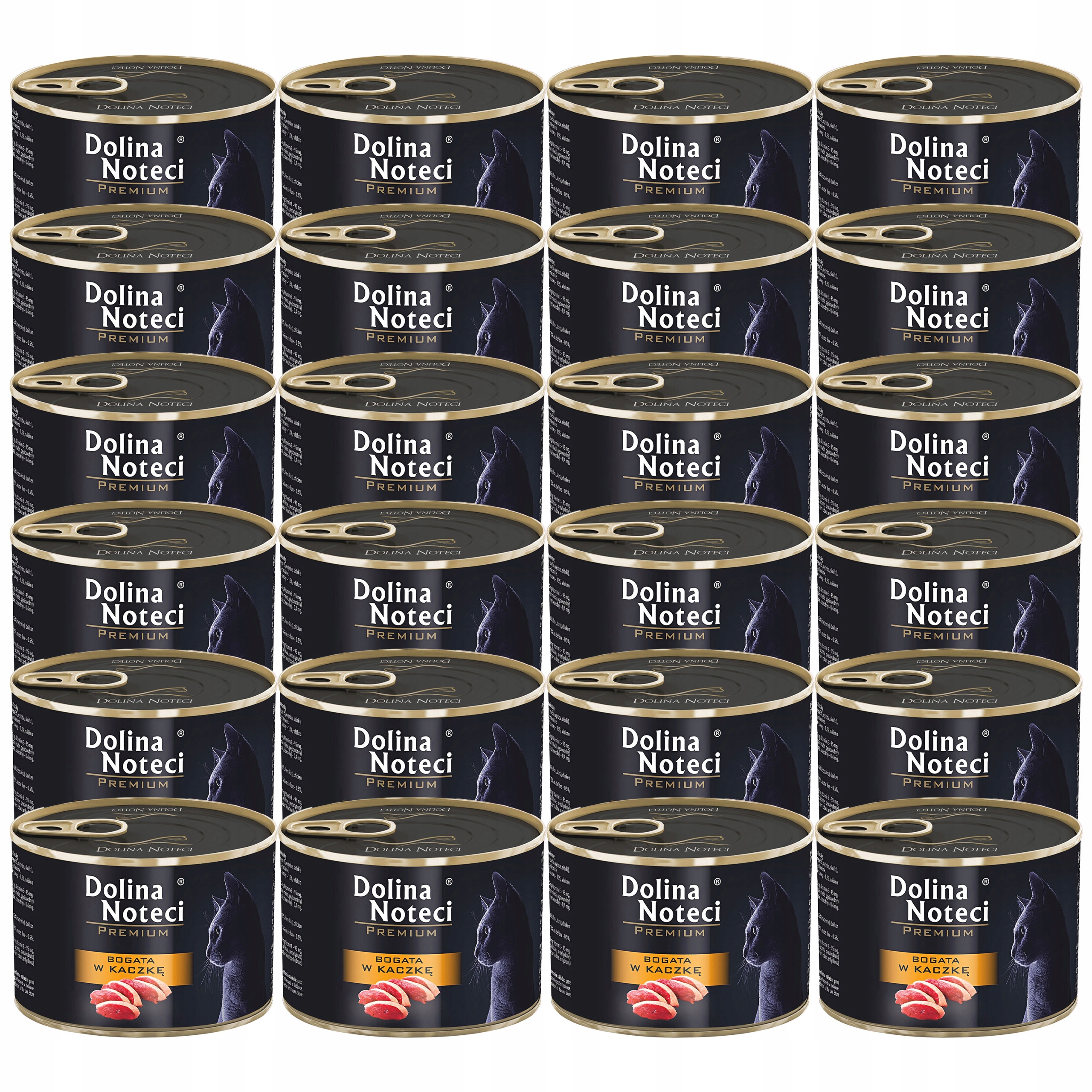 Levně Dolina Noteci Premium Krmivo pro kočky kachna 24x185g