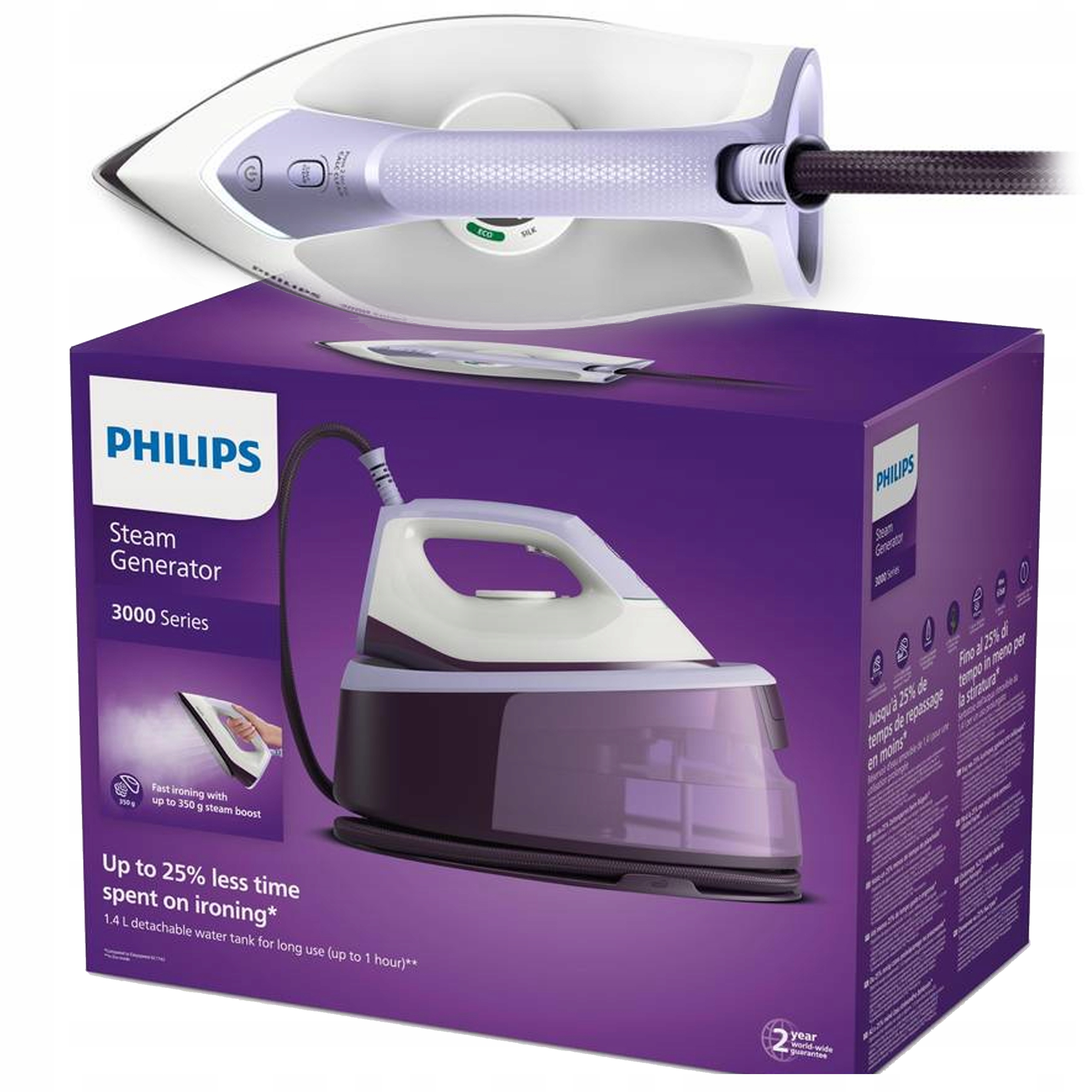 Philips PSG3000/30 S 3000 Żelazko Generator Pary Stacja parowa 2400 W