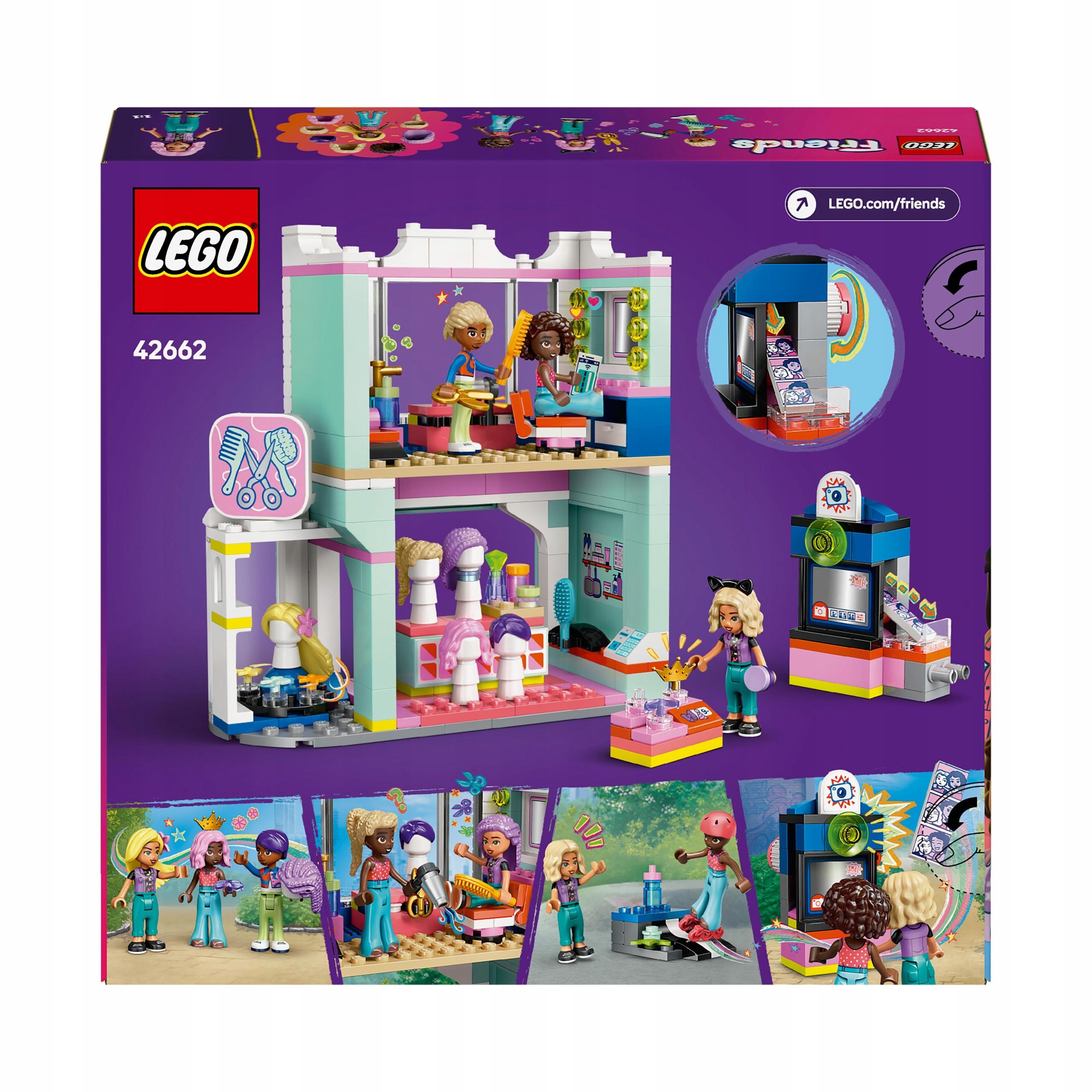 Lego 42662 Friends – Kadeřnický salon a obchod s ozdobami Kadeřník