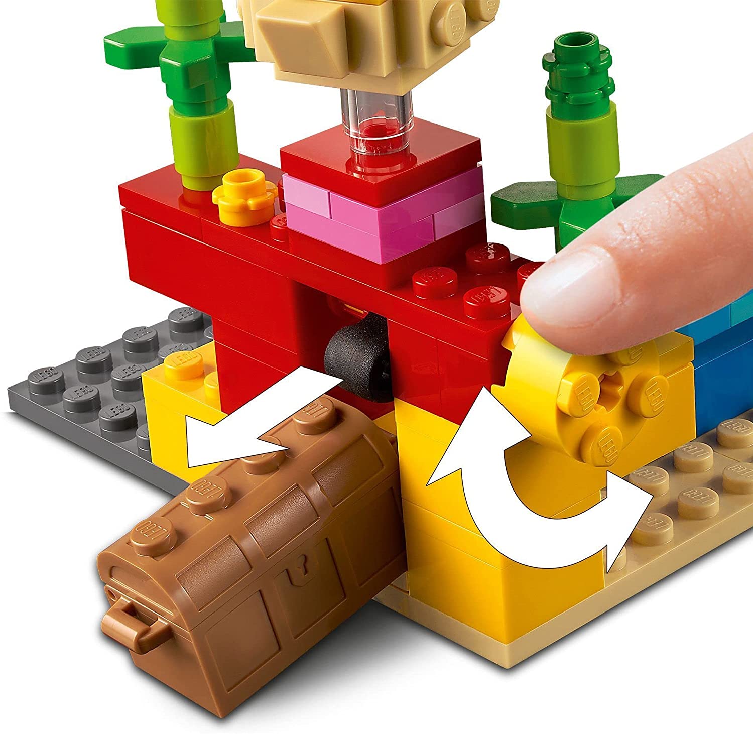 LEGO MAINCRAFT 21164 RAFA KORALOWA ALEX UTOPIEC Płeć chłopcy dziewczynki