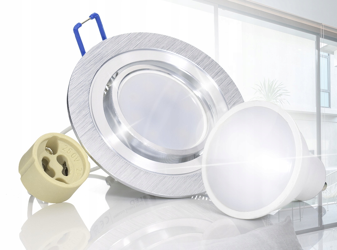 14 Opraw na LED SUFITOWE+GU10 na sufit 7W Rodzaj LED
