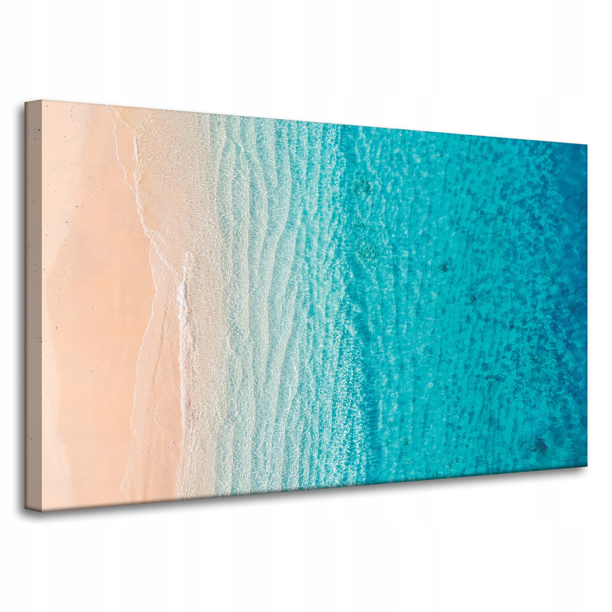 Obraz na plátně Pláž a Moře Voda Vlny Příroda 100x60 cm