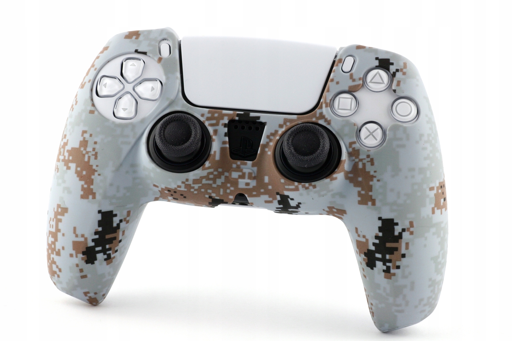 ETUI OSŁONA SYLIKON ETUI SILIKONOWE NAKŁADKA pada PS5 Pixel Moro Gray