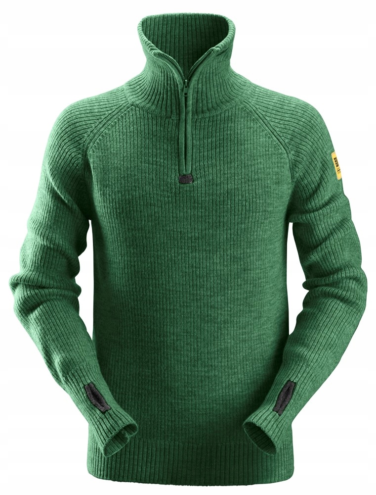 Вовняний пуловер Snickers 2905 R. S green