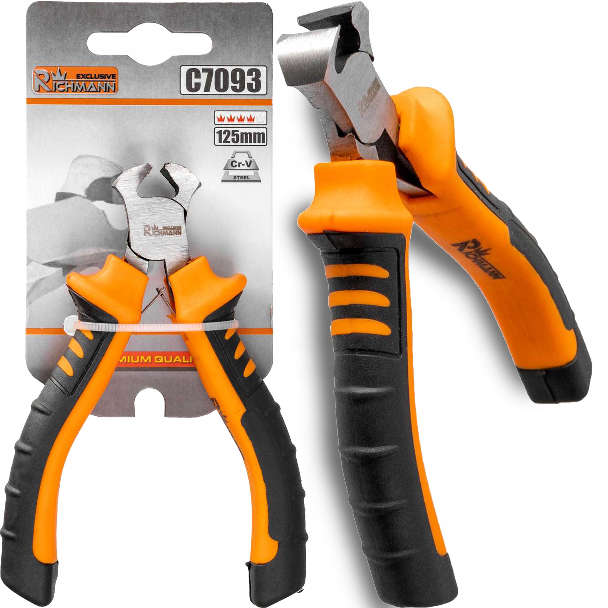 RICHMANN MINI SZCZYPCE CZOŁOWE TNĄCE 125 mm CR-V