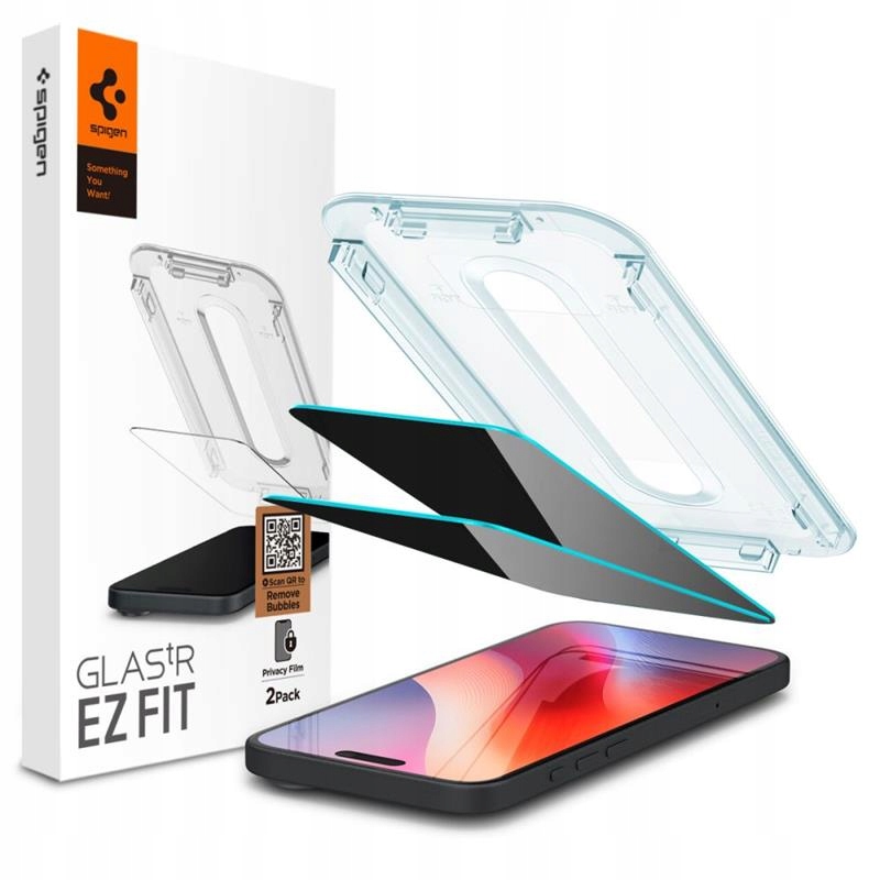 Spigen Glas.tr Ez Fit Privacy 2-Pack Tvrzené sklo pro iPhone 16 Pro Max