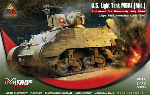 Us Light Tank M5A1 Normandy 1944 Mirage 726086