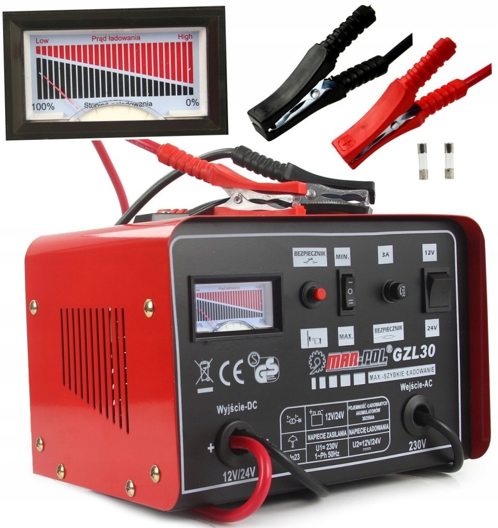 ВИПРЯМЛЯЧ GZL30 З ФУНКЦІЄЮ ШВИДКОЇ ЗАРЯДКИ 30A