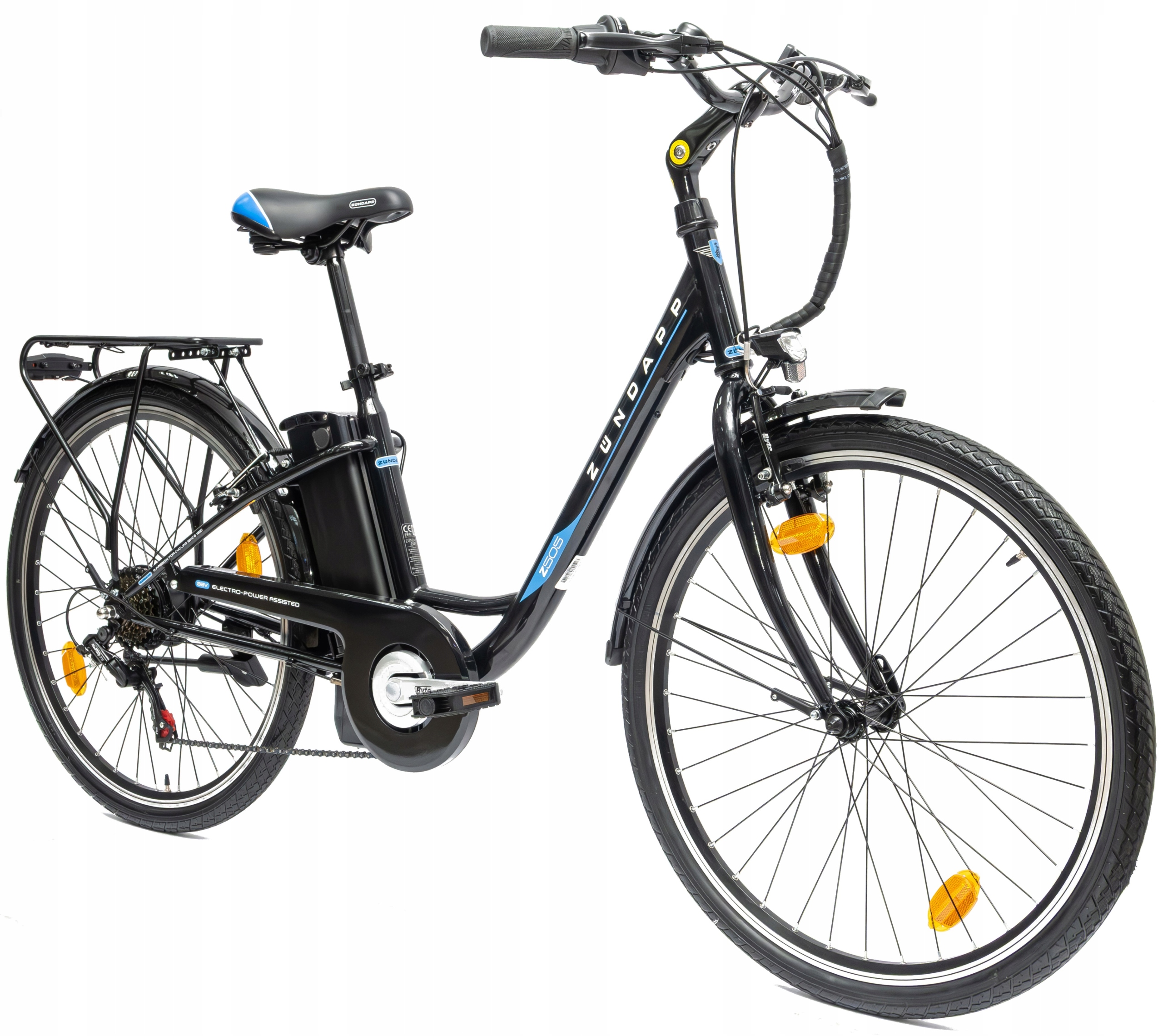 Elektrokolo Dámské městské kolo 26" 250 W posilovač 10Ah Shimano