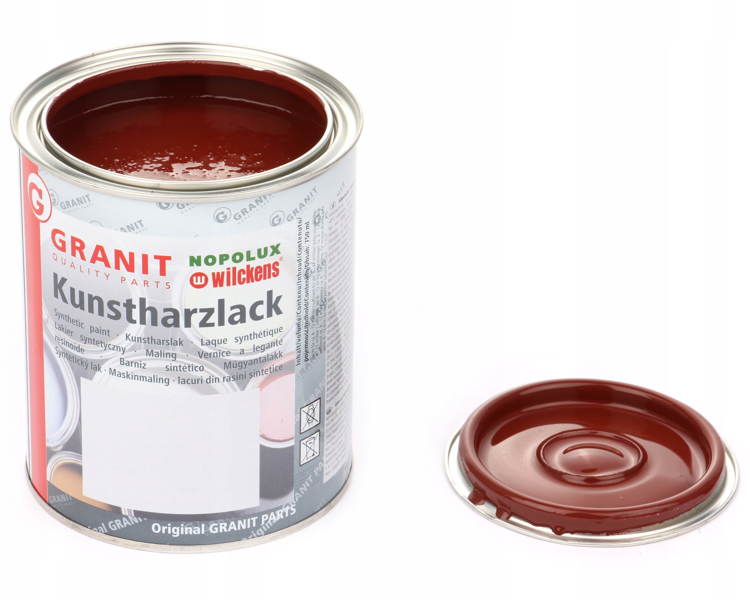 lak, barva pro stroje RAL8012 1l Wilckens Granit