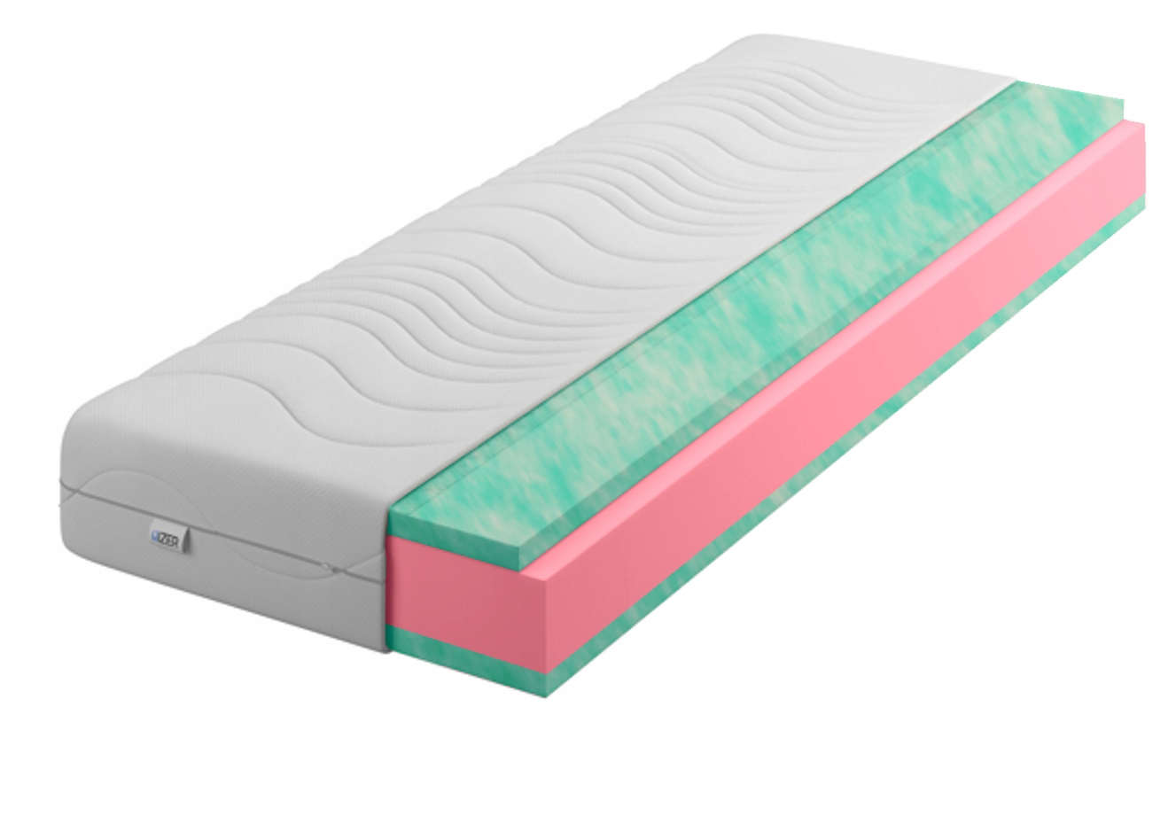 Pěnová Matrace 150x190 20cm středně tvrdá H3 H4 oboustranná Hr pěna