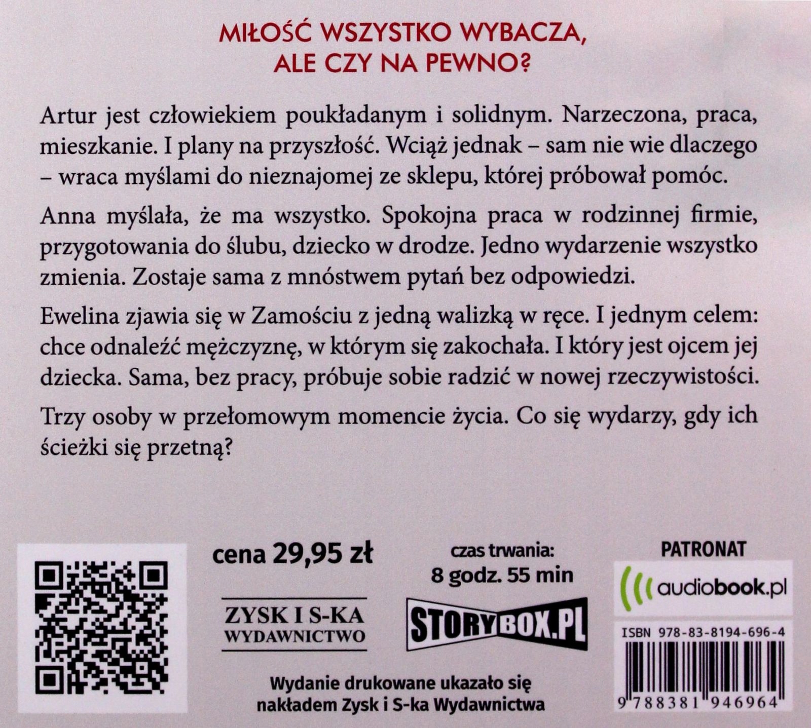 ZAPOMNIJ O NIM - MAŁGORZATA GARKOWSKA [AUDIOBOOK] Stan opakowania oryginalne