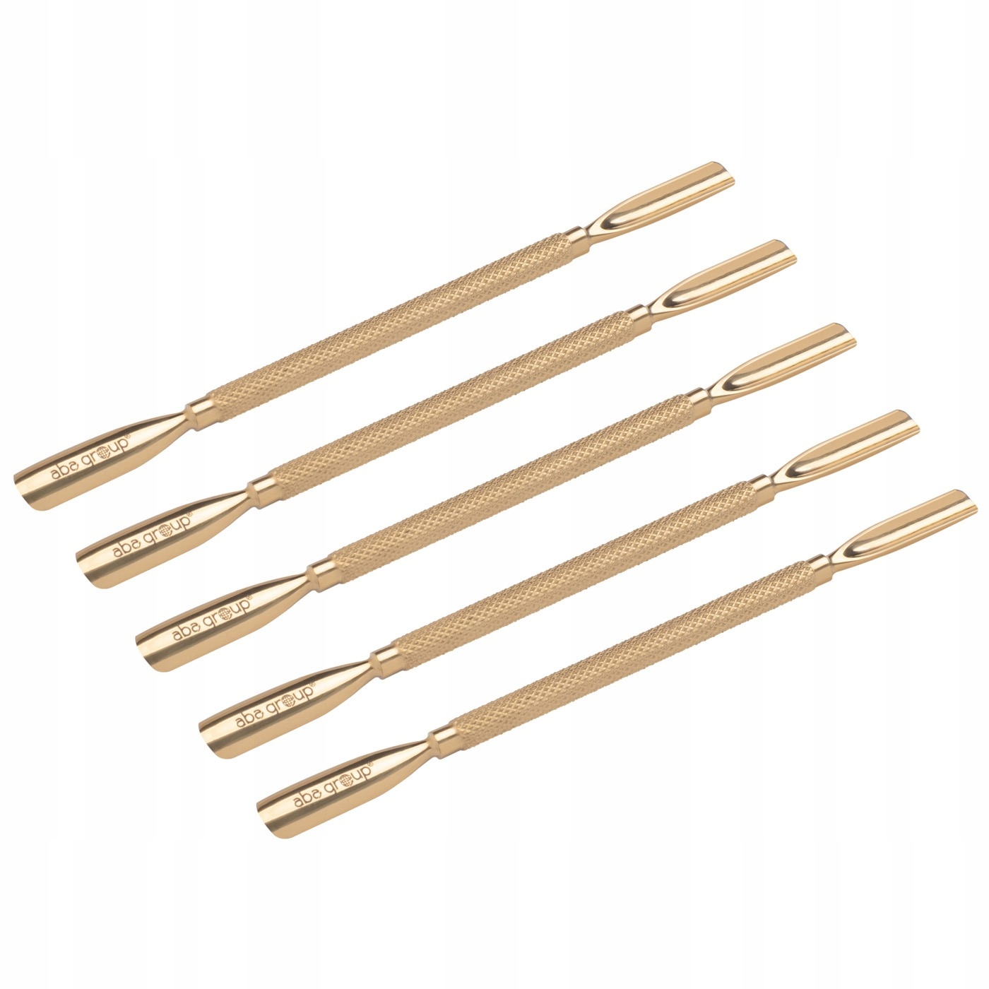 Zatlačovač na manikúru oboustranné zlaté 1315 Sada 5 ks Aba Group