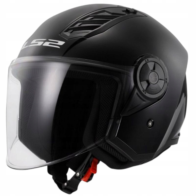 Motocyklová Prilba LS2 OF616 Airflow II Solid BLACK-06 M