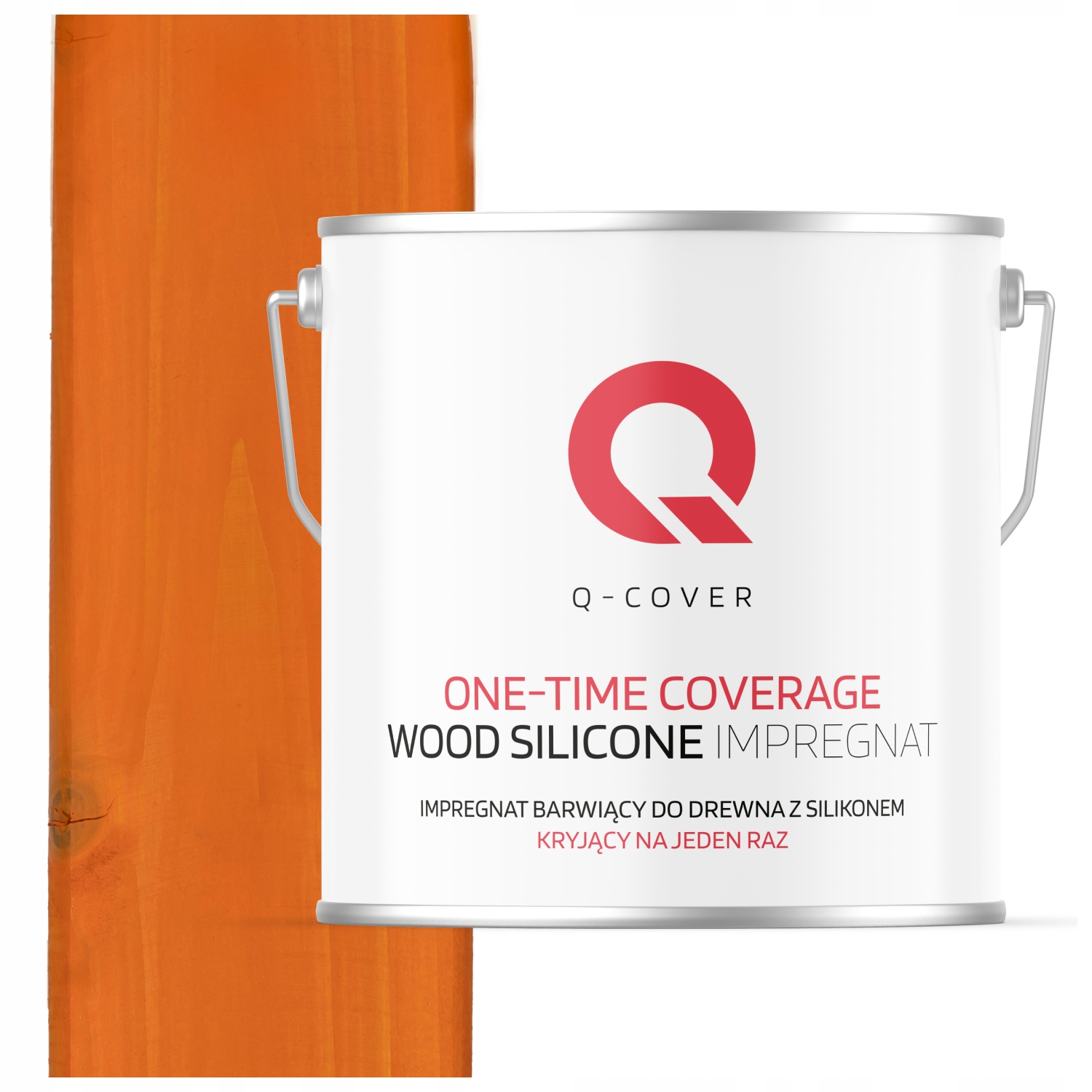 Impregnácia Na Drevo Krycia Na Jedenkrát Extra Farba Oranžová 5 L