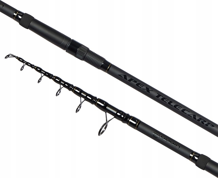 Wędka Karpiówka Brain Apex Tele Carp Black 390CM 3.90m 3.5lbs
