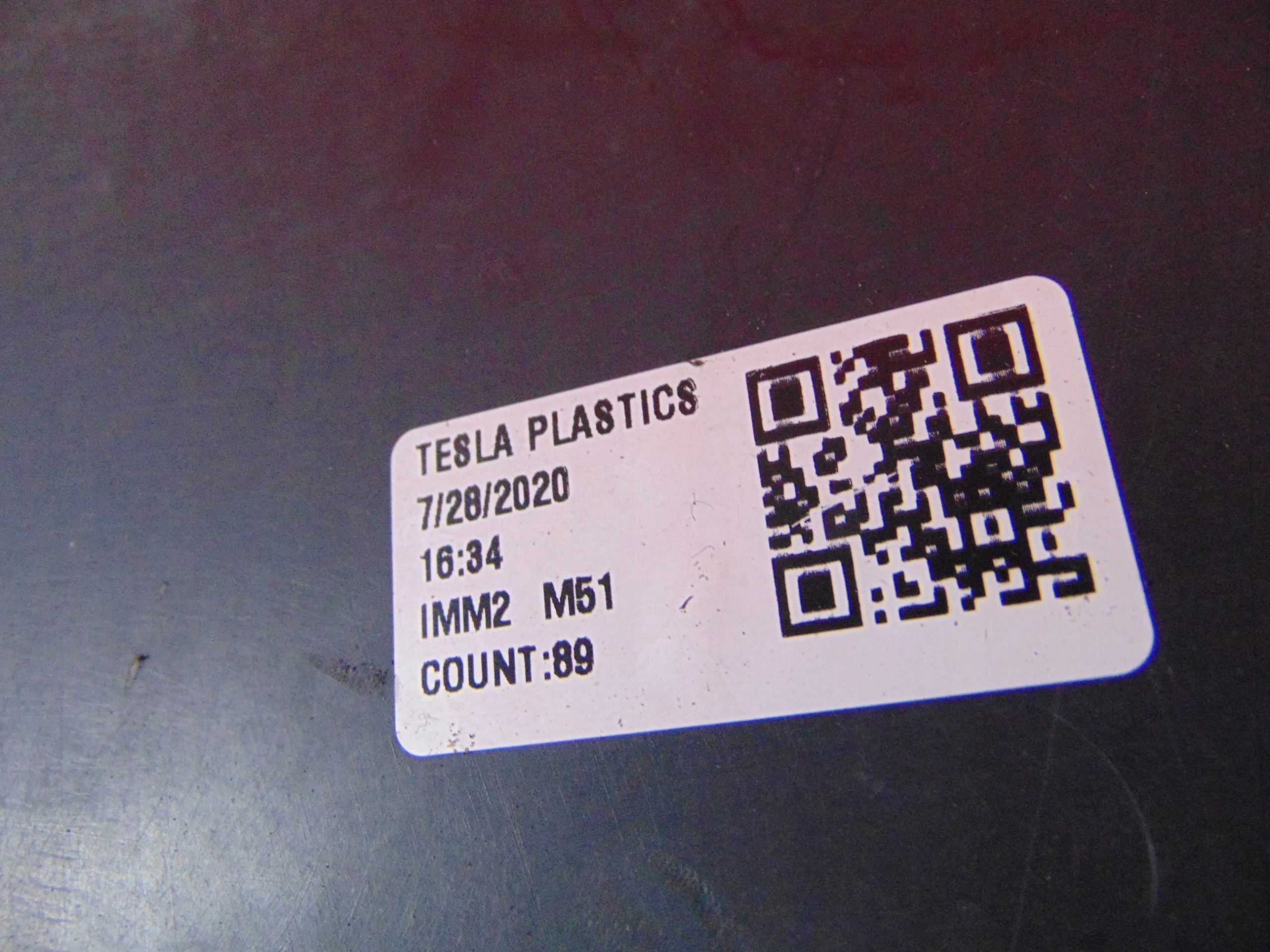 TESLA X Accessoires SPOILER Diffuseur Pare choc Arrière Arrière 1058356-00-C