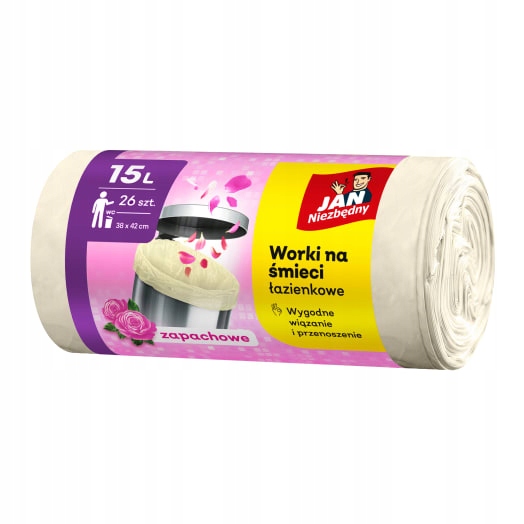 Levně 9 x Jan Niezbędny Koupelnové sáčky 15 l 26 ks