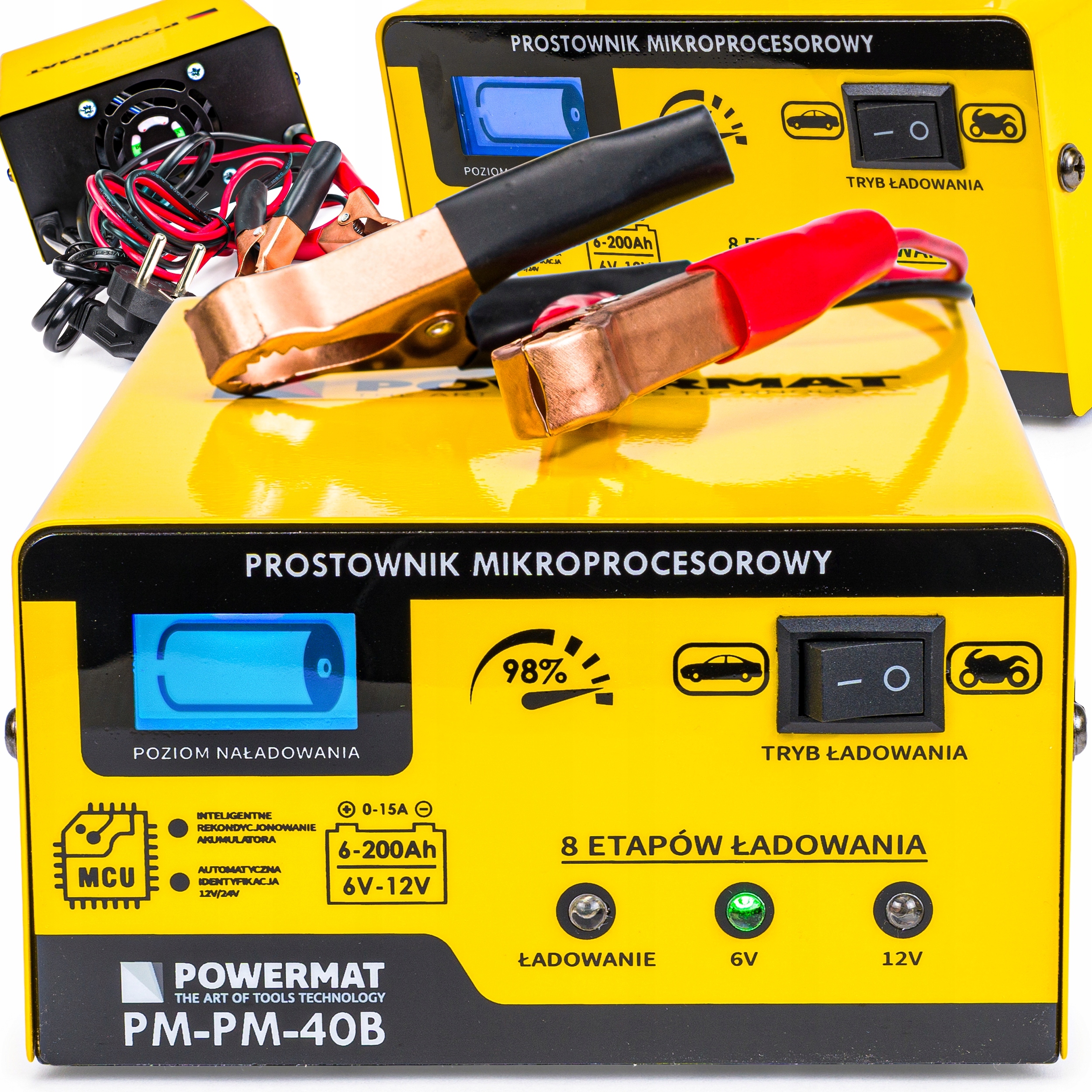 

Prostownik Mikroprocesorowy Akumulatorowy 6V 12V