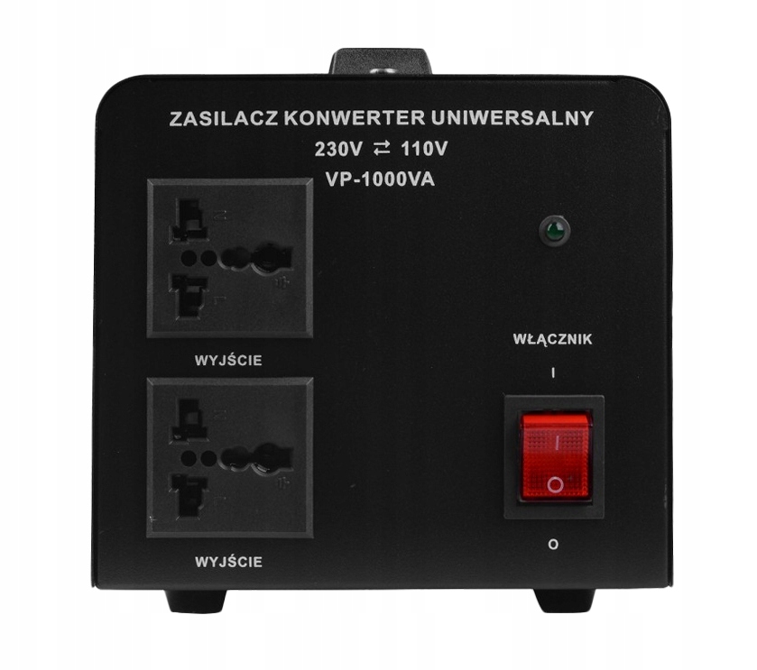 PRZETWORNICA KONWERTER NAPIĘCIA 1000W USA JAPONIA 110V 120V - 220V 230V Symbol VP1000